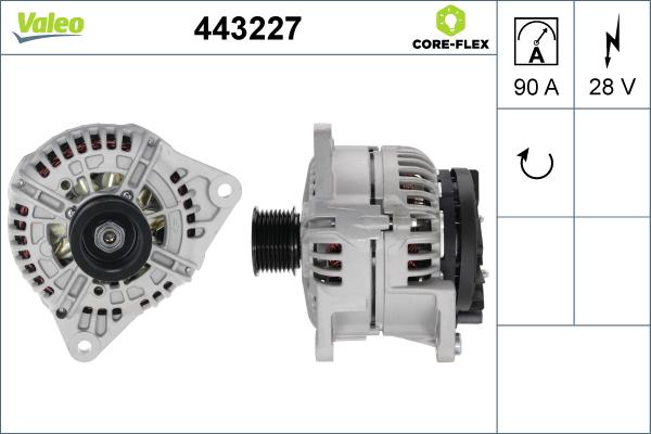 Valeo 443227 - Alternatore autozon.pro