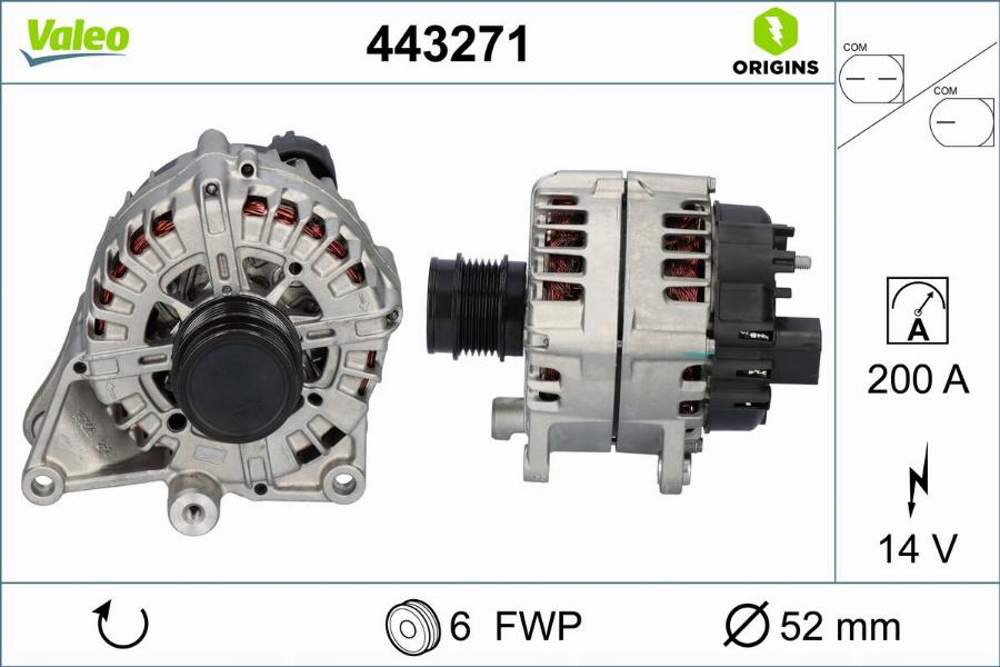 Valeo 443271 - Alternatore autozon.pro