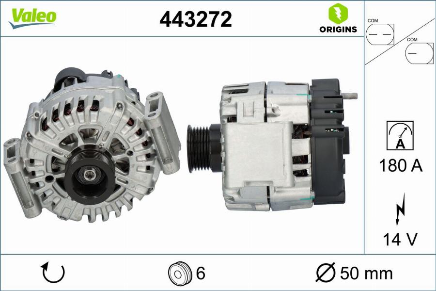 Valeo 443272 - Alternatore autozon.pro