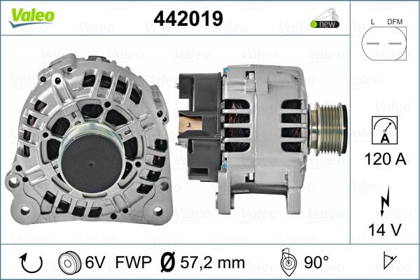 Valeo 442019 - Alternatore autozon.pro