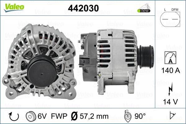 Valeo 442030 - Alternatore autozon.pro