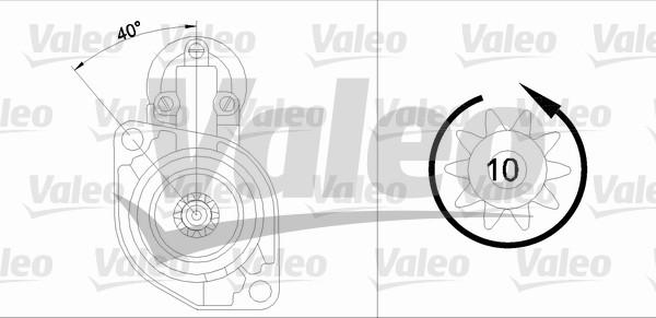 Valeo 455942 - Motorino d'avviamento autozon.pro