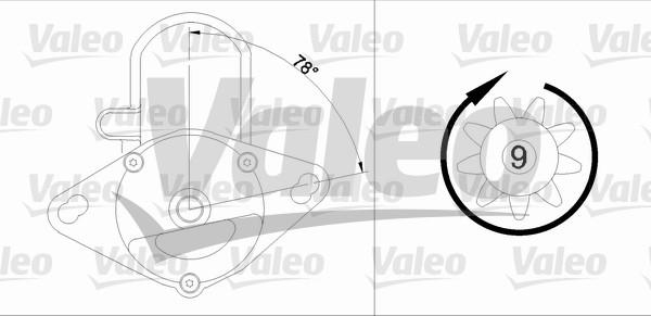 Valeo 455951 - Motorino d'avviamento autozon.pro