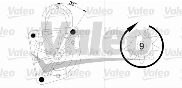 Valeo 455958 - Motorino d'avviamento autozon.pro