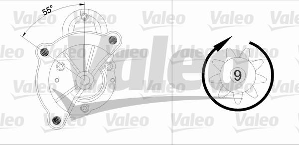 Valeo 455961 - Motorino d'avviamento autozon.pro