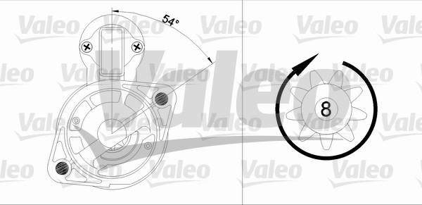 Valeo 455963 - Motorino d'avviamento autozon.pro