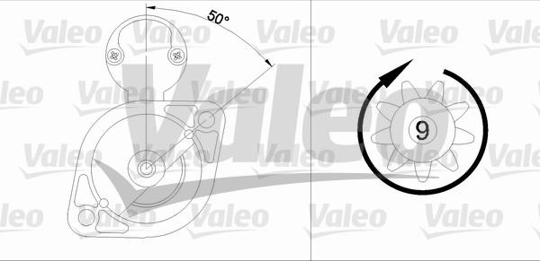 Valeo 455908 - Motorino d'avviamento autozon.pro