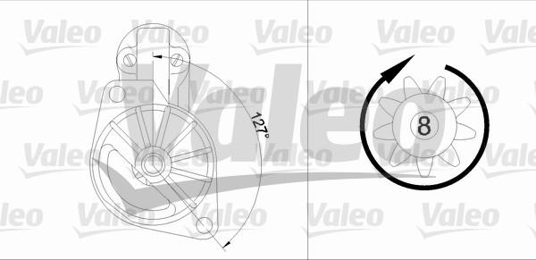 Valeo 455907 - Motorino d'avviamento autozon.pro