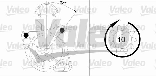 Valeo 455915 - Motorino d'avviamento autozon.pro