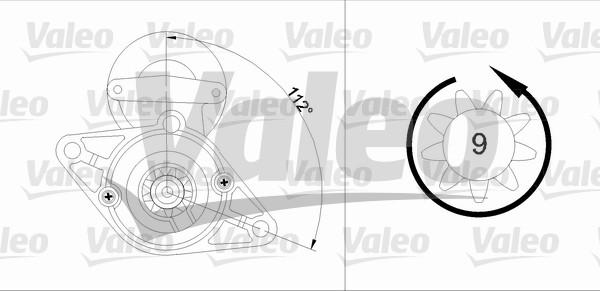 Valeo 455916 - Motorino d'avviamento autozon.pro