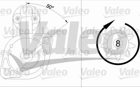 Valeo 455910 - Motorino d'avviamento autozon.pro