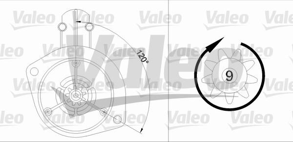 Valeo 455911 - Motorino d'avviamento autozon.pro