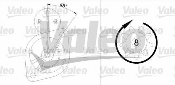 Valeo 455913 - Motorino d'avviamento autozon.pro