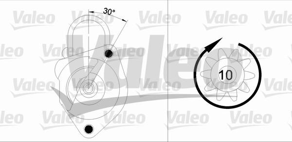 Valeo 455933 - Motorino d'avviamento autozon.pro