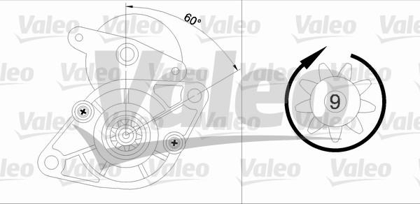 Valeo 455924 - Motorino d'avviamento autozon.pro