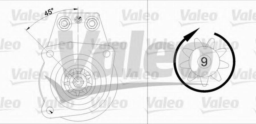 Valeo 455926 - Motorino d'avviamento autozon.pro