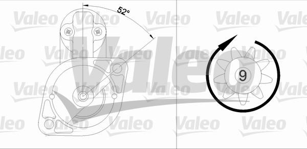 Valeo 455920 - Motorino d'avviamento autozon.pro