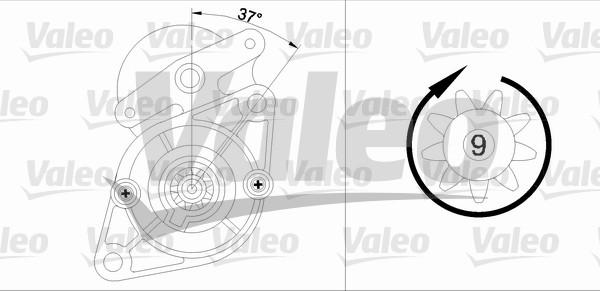 Valeo 455921 - Motorino d'avviamento autozon.pro