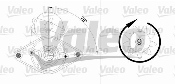 Valeo 455923 - Motorino d'avviamento autozon.pro