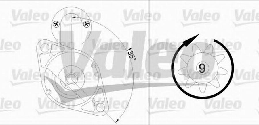 Valeo 455922 - Motorino d'avviamento autozon.pro