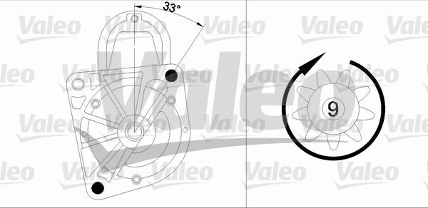 Valeo 455975 - Motorino d'avviamento autozon.pro