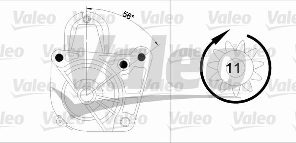 Valeo 455972 - Motorino d'avviamento autozon.pro