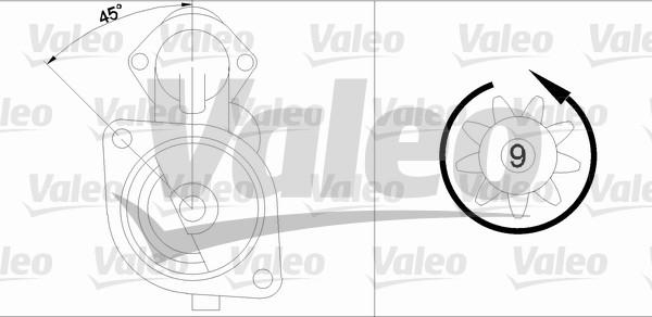 Valeo 455977 - Motorino d'avviamento autozon.pro