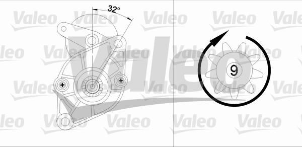 Valeo 455599 - Motorino d'avviamento autozon.pro