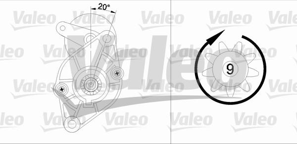 Valeo 455594 - Motorino d'avviamento autozon.pro