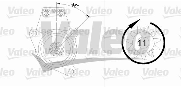 Valeo 455544 - Motorino d'avviamento autozon.pro