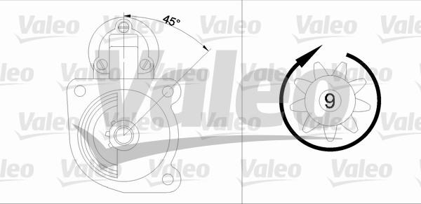 Valeo 455545 - Motorino d'avviamento autozon.pro