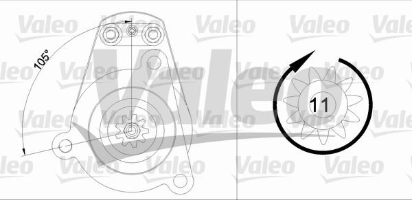 Valeo 455541 - Motorino d'avviamento autozon.pro