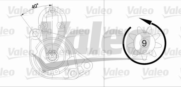 Valeo 455548 - Motorino d'avviamento autozon.pro