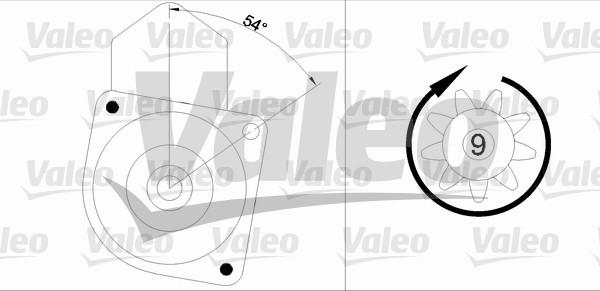 Valeo 455547 - Motorino d'avviamento autozon.pro