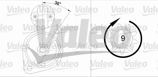 Valeo 455555 - Motorino d'avviamento autozon.pro