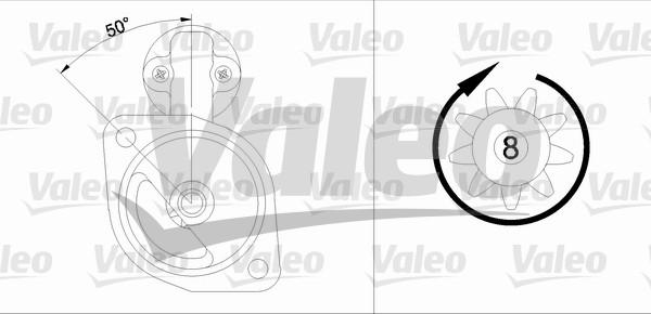 Valeo 455557 - Motorino d'avviamento autozon.pro