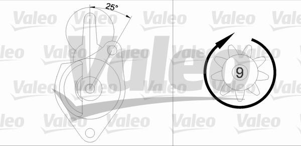 Valeo 455564 - Motorino d'avviamento autozon.pro