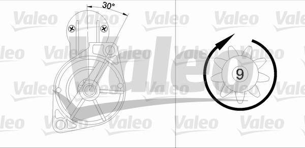 Valeo 455566 - Motorino d'avviamento autozon.pro