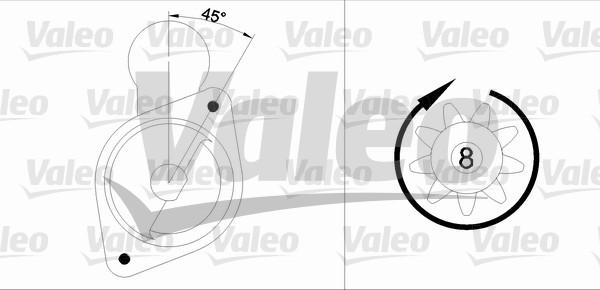 Valeo 455568 - Motorino d'avviamento autozon.pro