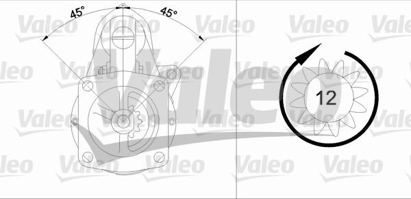 Valeo 455509 - Motorino d'avviamento autozon.pro