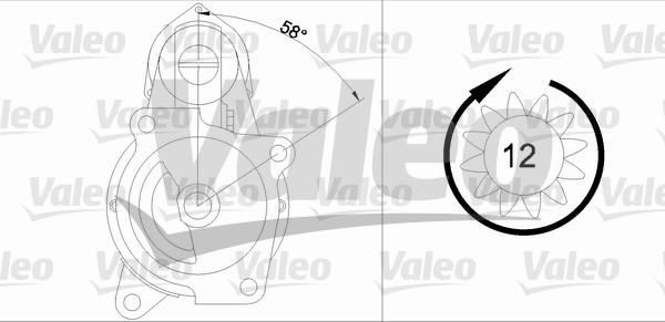 Valeo 455503 - Motorino d'avviamento autozon.pro