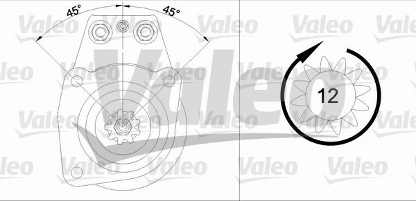 Valeo 455502 - Motorino d'avviamento autozon.pro