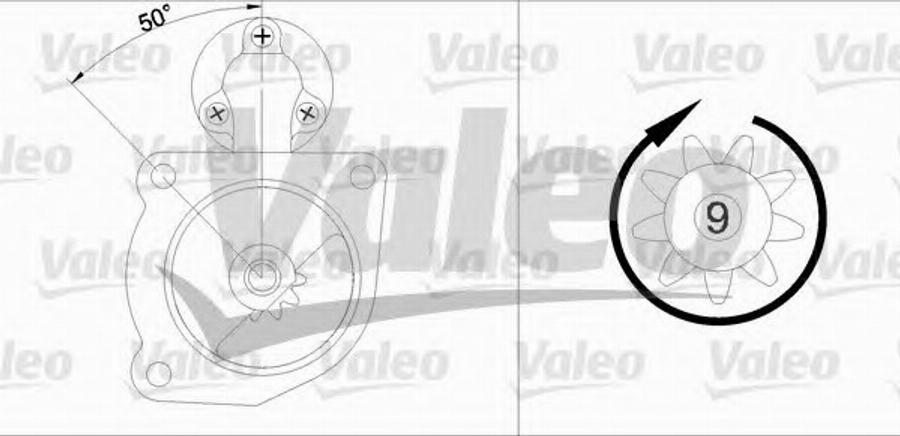 Valeo 455519 - Motorino d'avviamento autozon.pro