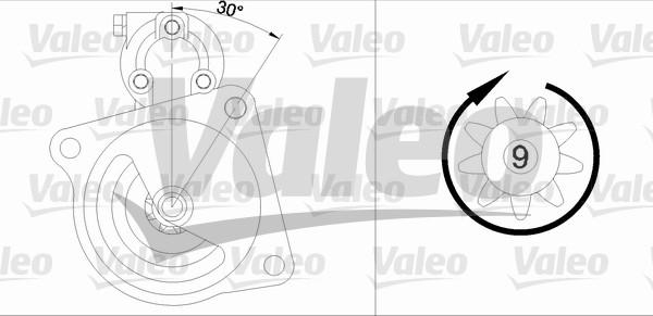 Valeo 455518 - Motorino d'avviamento autozon.pro