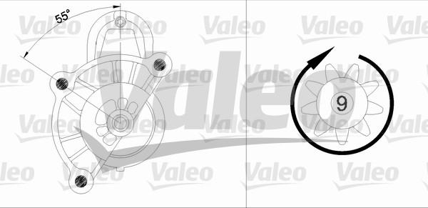 Valeo 455512 - Motorino d'avviamento autozon.pro