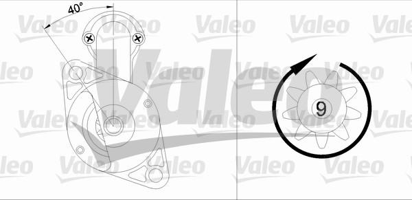 Valeo 455585 - Motorino d'avviamento autozon.pro