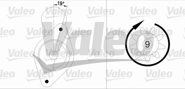 Valeo 455586 - Motorino d'avviamento autozon.pro