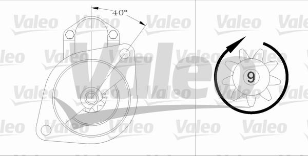 Valeo 455581 - Motorino d'avviamento autozon.pro