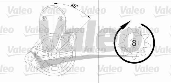 Valeo 455583 - Motorino d'avviamento autozon.pro