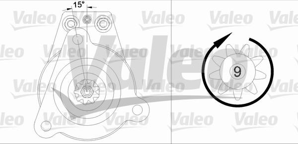 Valeo 455530 - Motorino d'avviamento autozon.pro